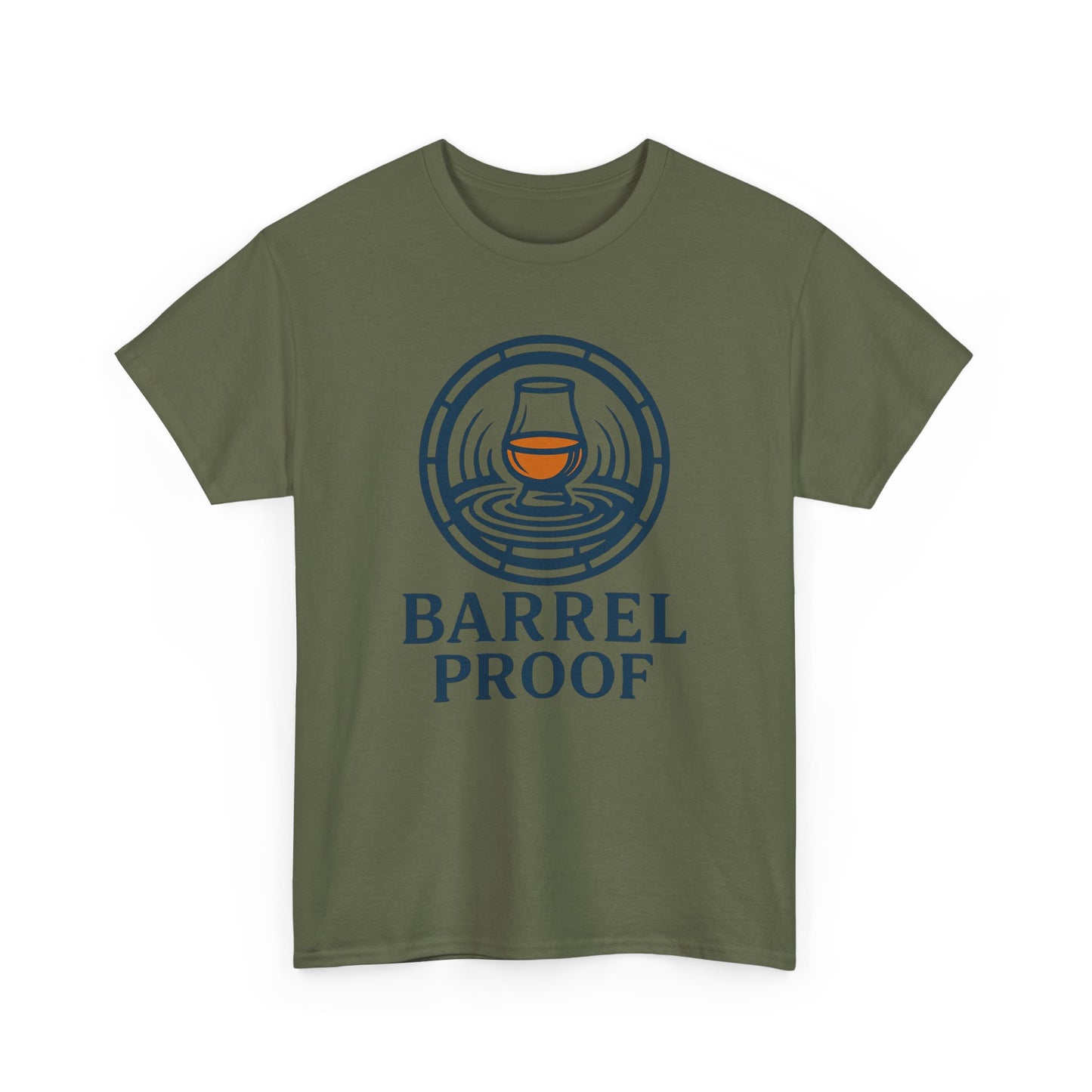 Barrel Proof v2 Unisex Heavy Cotton Tee - Perfect Gift for Whiskey Lovers