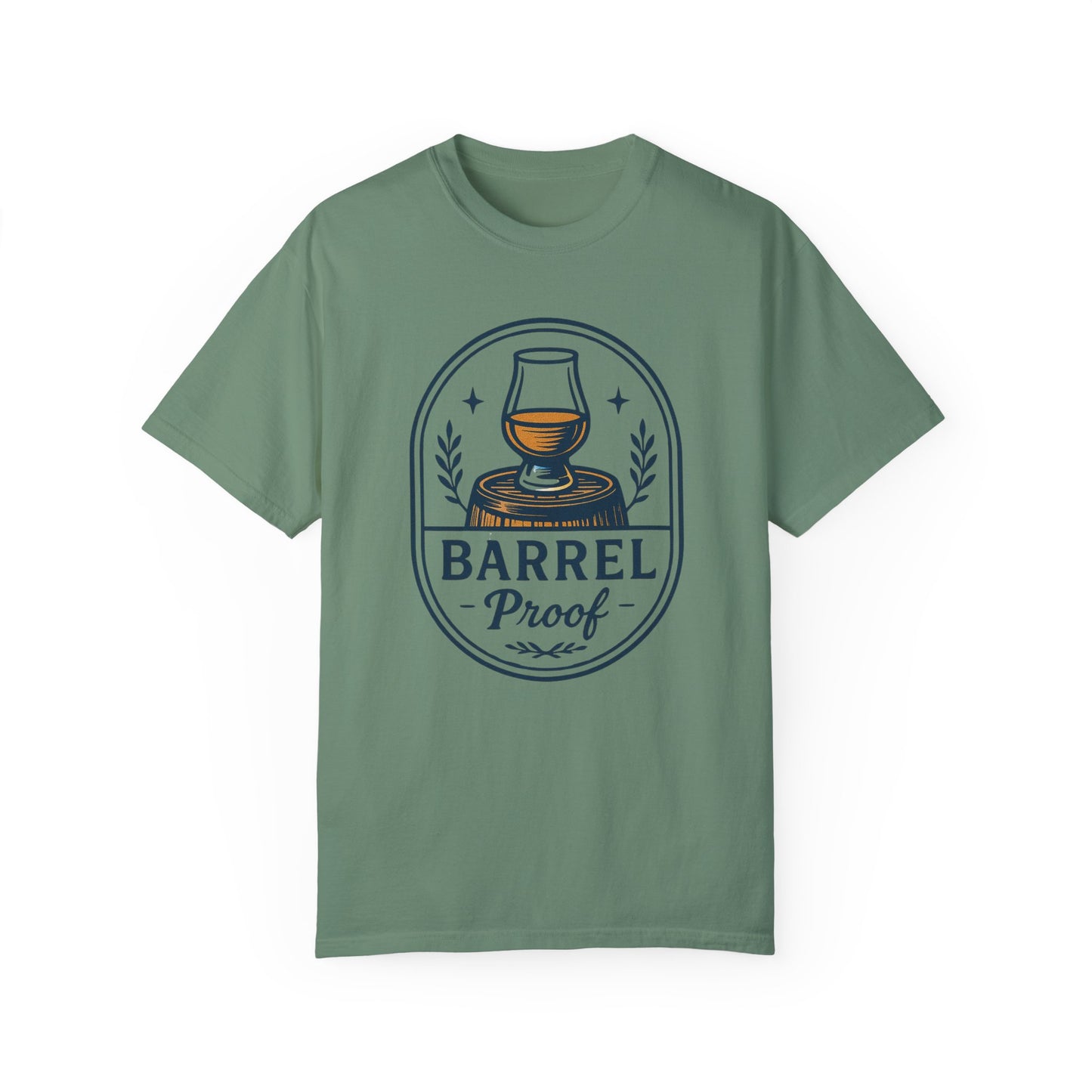 Barrel Proof v2 Unisex Garment-Dyed T-Shirt - Casual Whiskey Lover's Tee