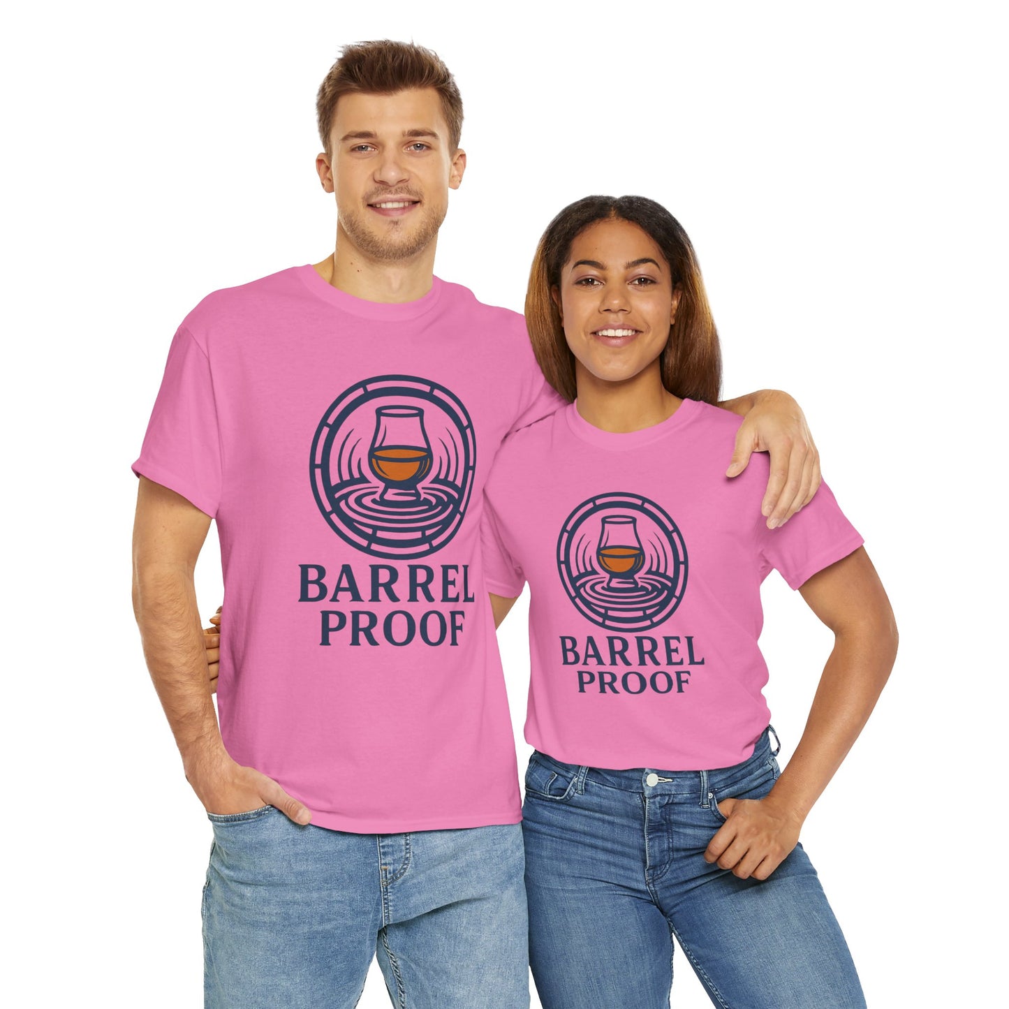 Barrel Proof v2 Unisex Heavy Cotton Tee - Perfect Gift for Whiskey Lovers