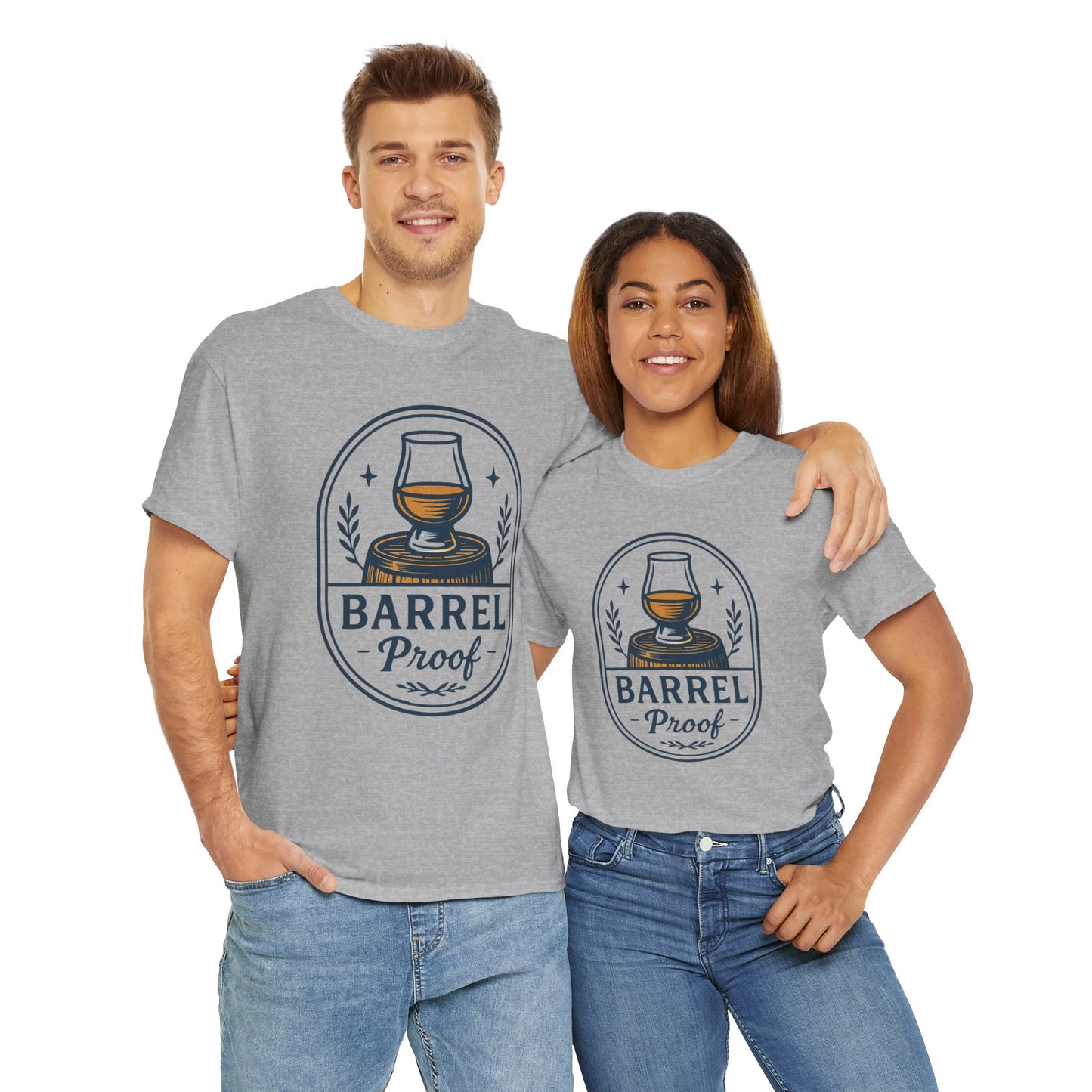 Barrel Proof Unisex Heavy Cotton Tee - Perfect Gift for Whiskey Lovers