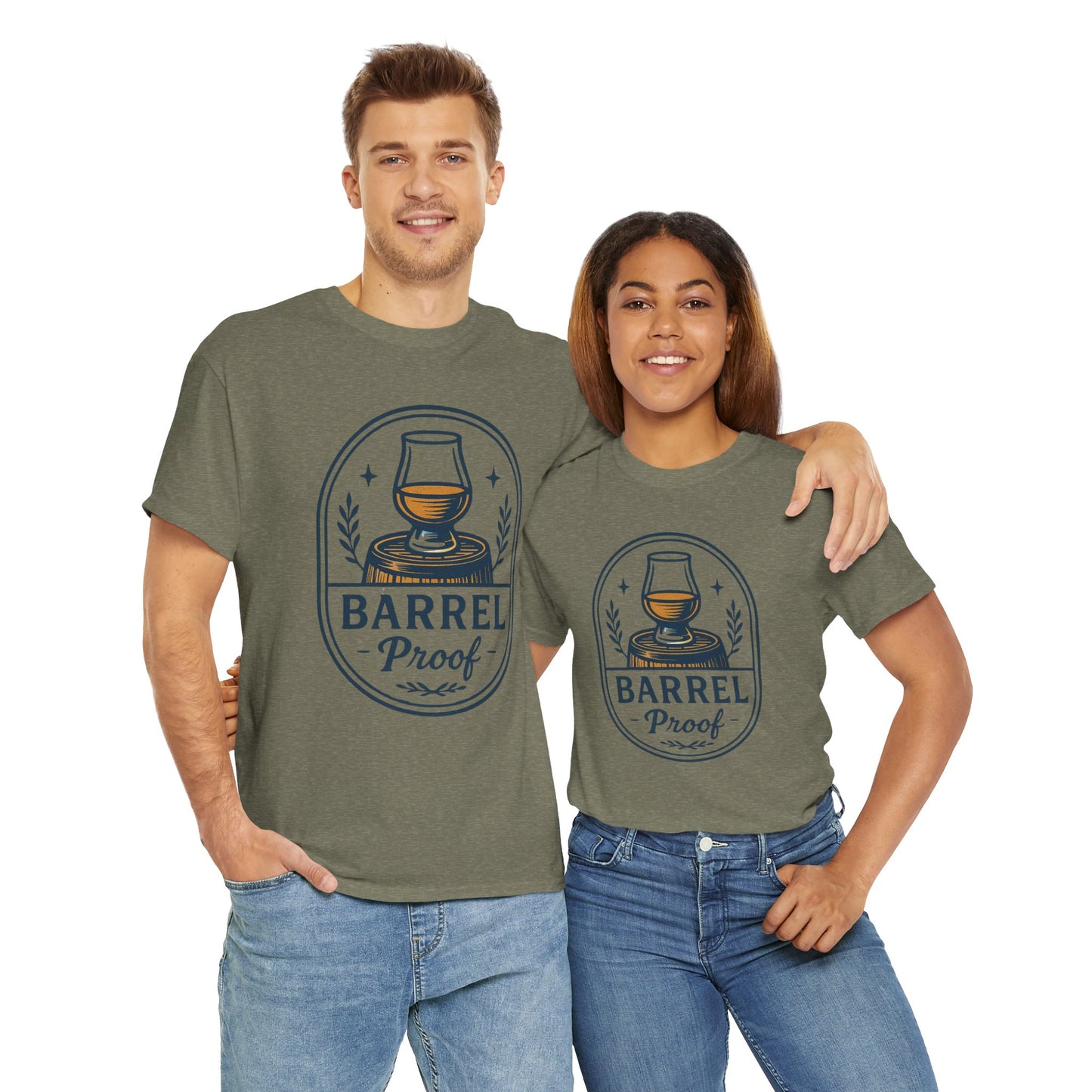 Barrel Proof Unisex Heavy Cotton Tee - Perfect Gift for Whiskey Lovers