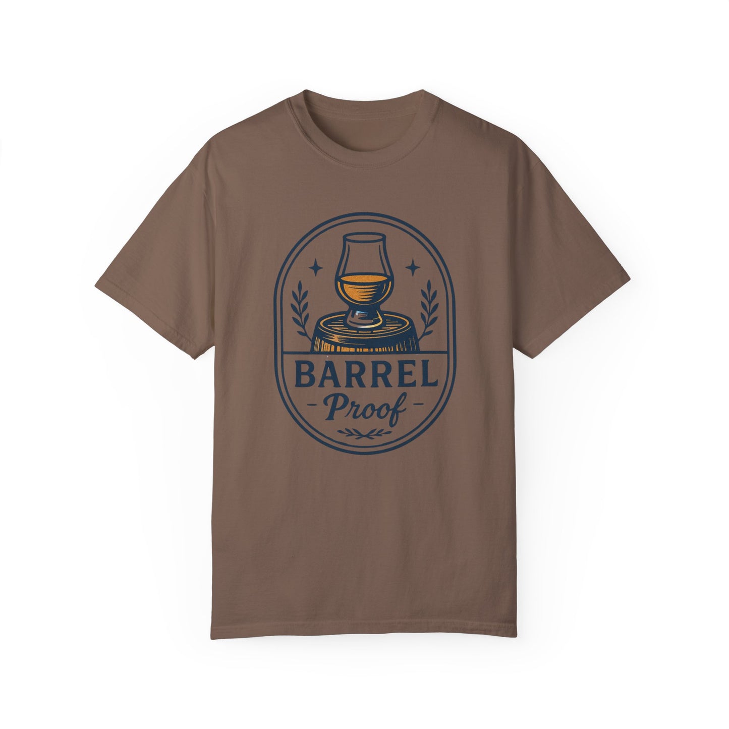 Barrel Proof v2 Unisex Garment-Dyed T-Shirt - Casual Whiskey Lover's Tee