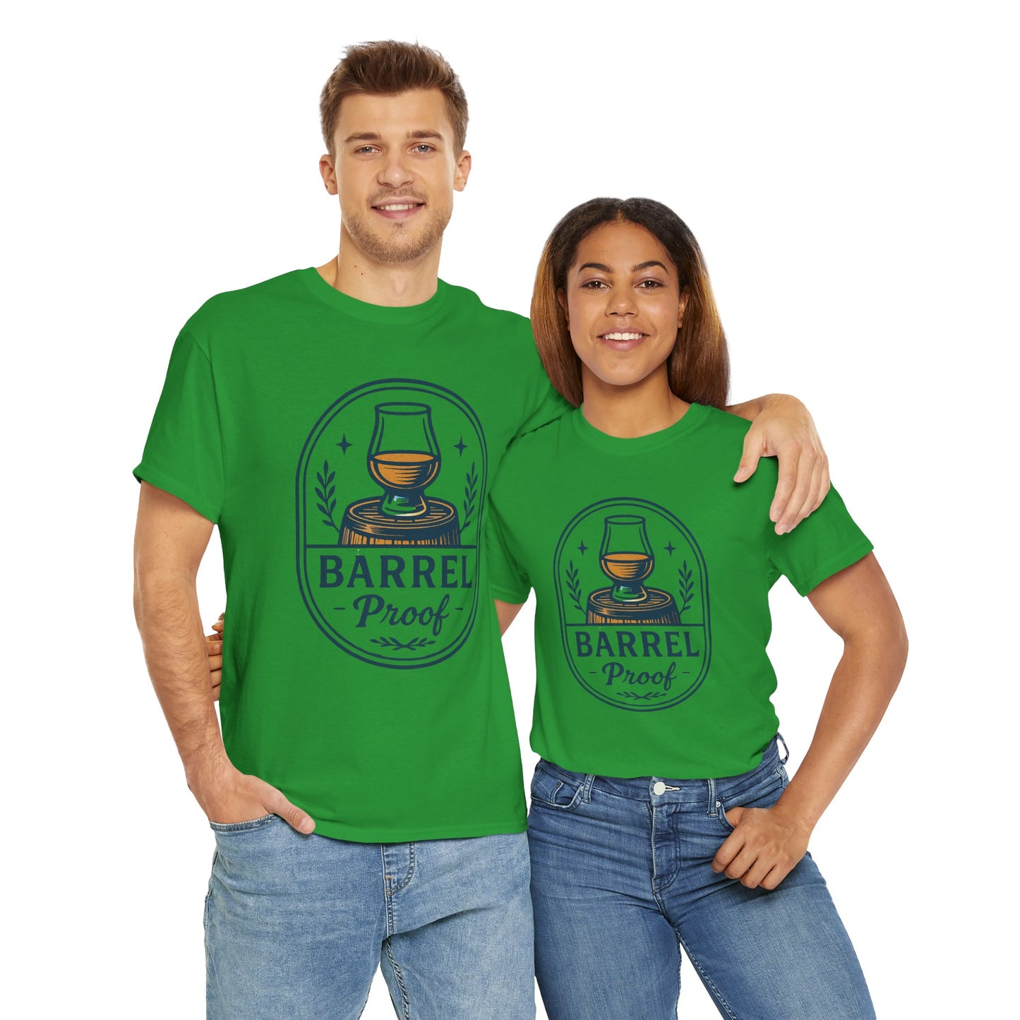 Barrel Proof Unisex Heavy Cotton Tee - Perfect Gift for Whiskey Lovers
