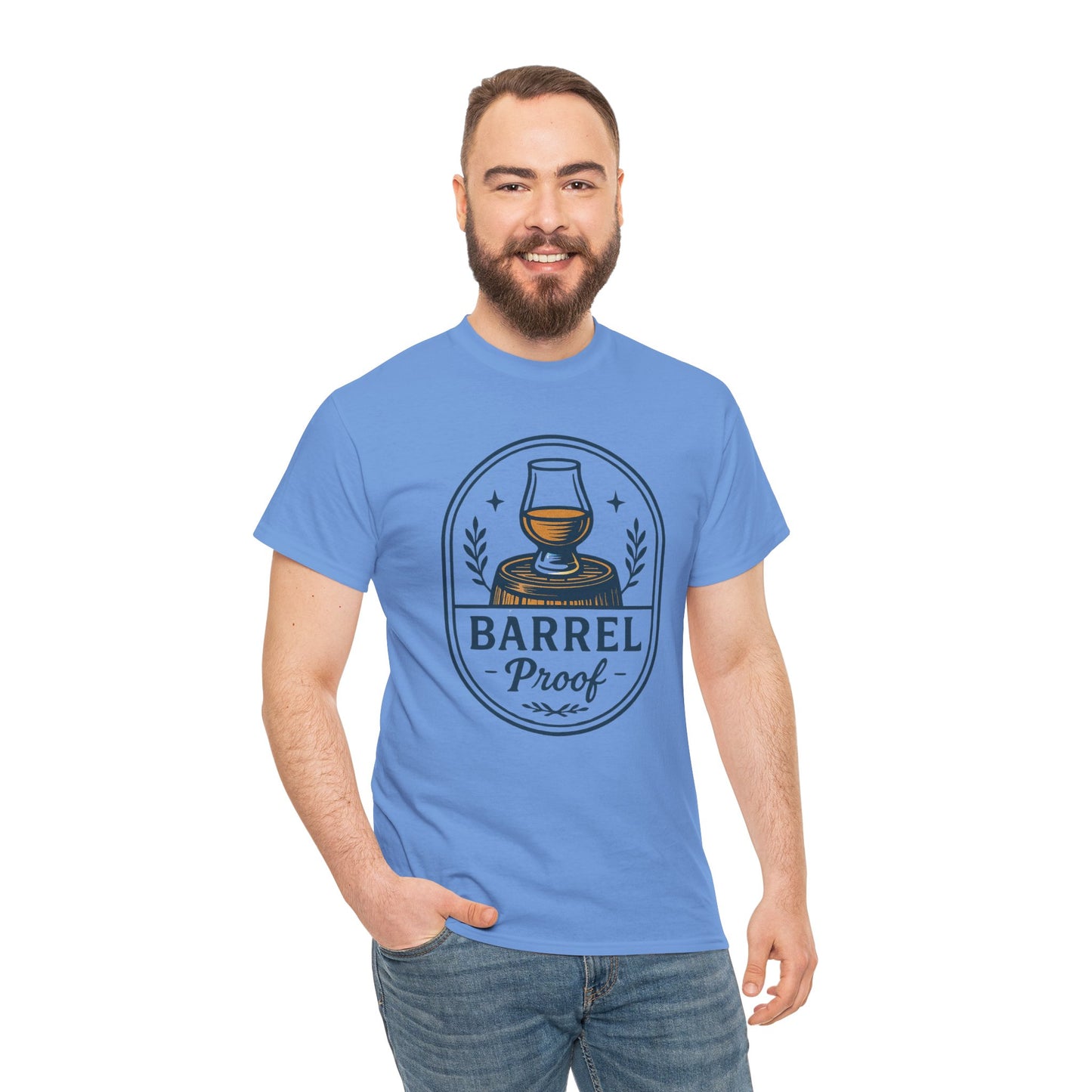Barrel Proof Unisex Heavy Cotton Tee - Perfect Gift for Whiskey Lovers