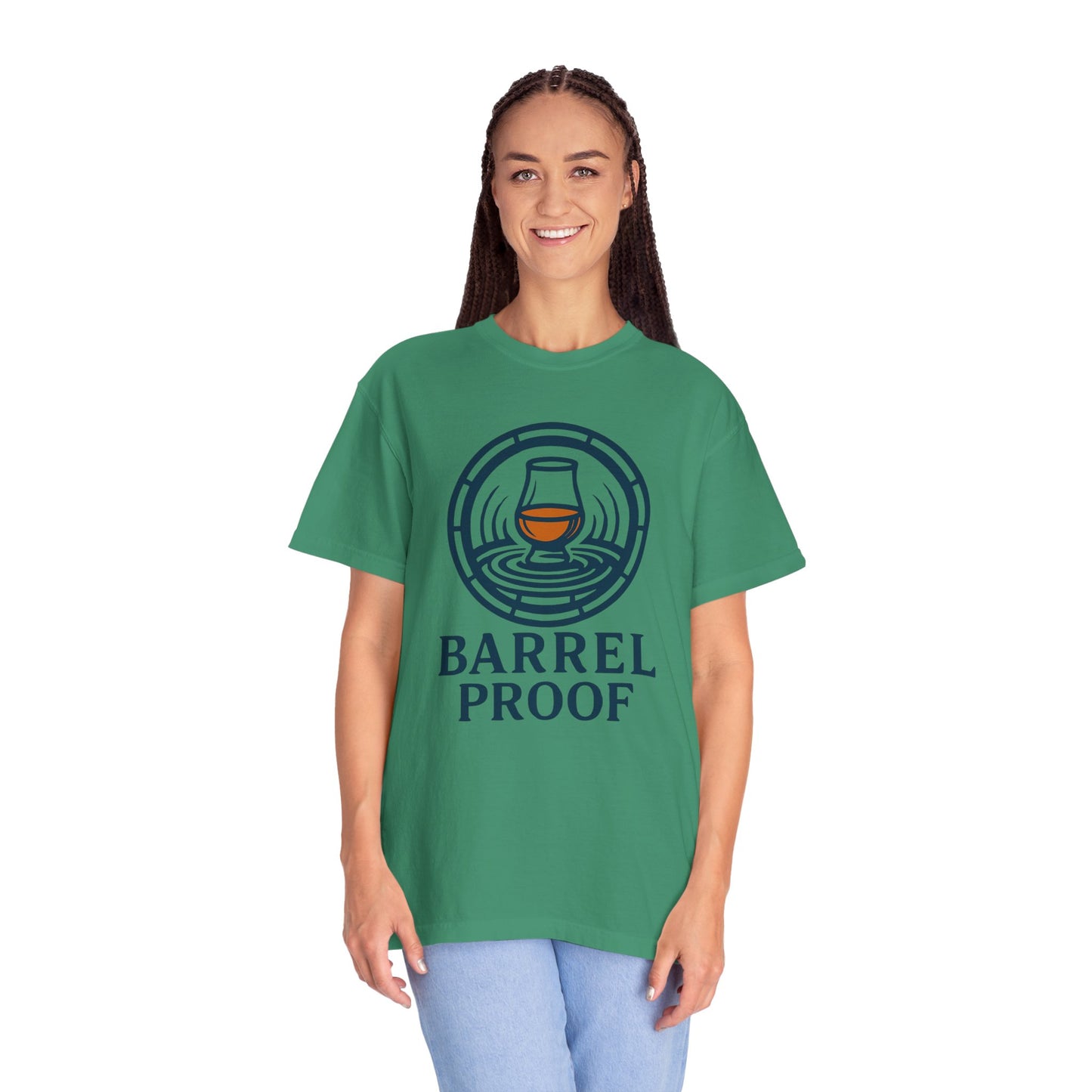 Barrel Proof Unisex Garment-Dyed T-Shirt - Casual Whiskey Lover's Tee
