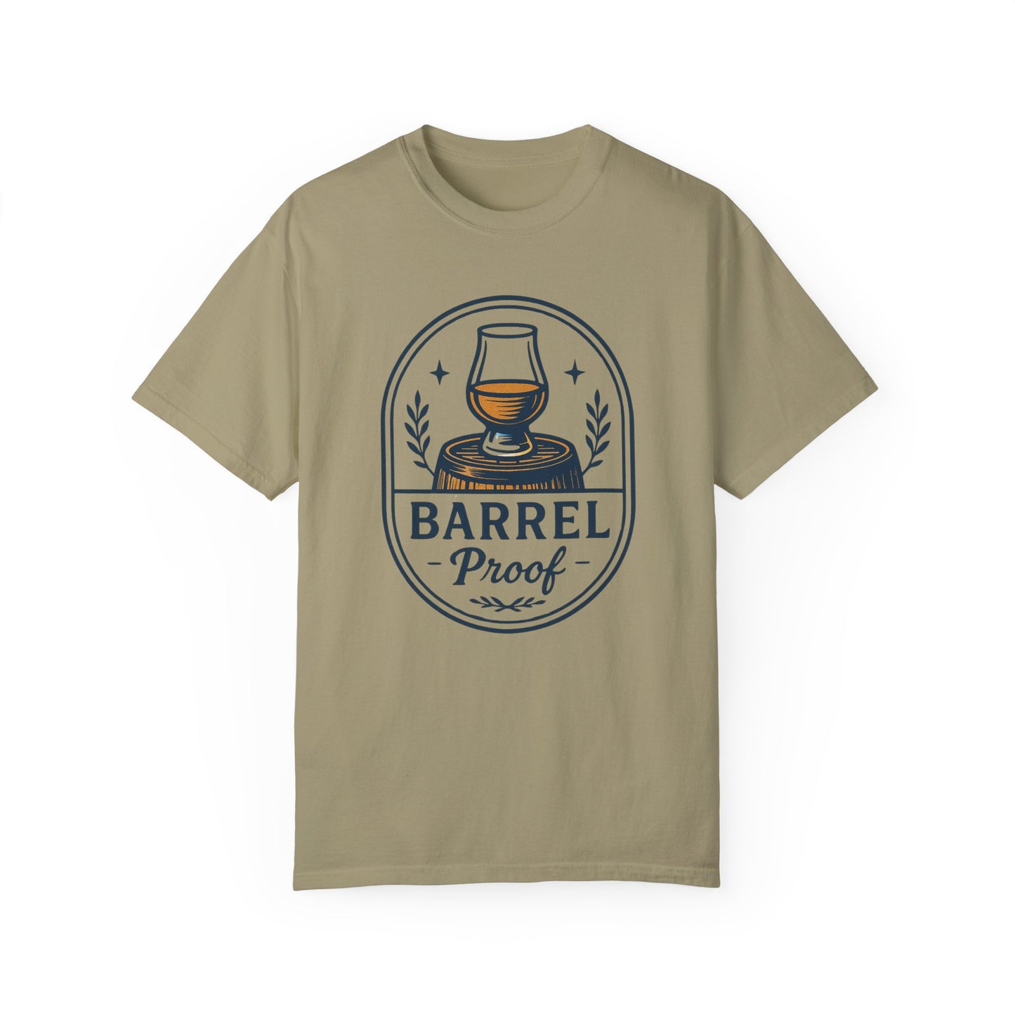 Barrel Proof v2 Unisex Garment-Dyed T-Shirt - Casual Whiskey Lover's Tee