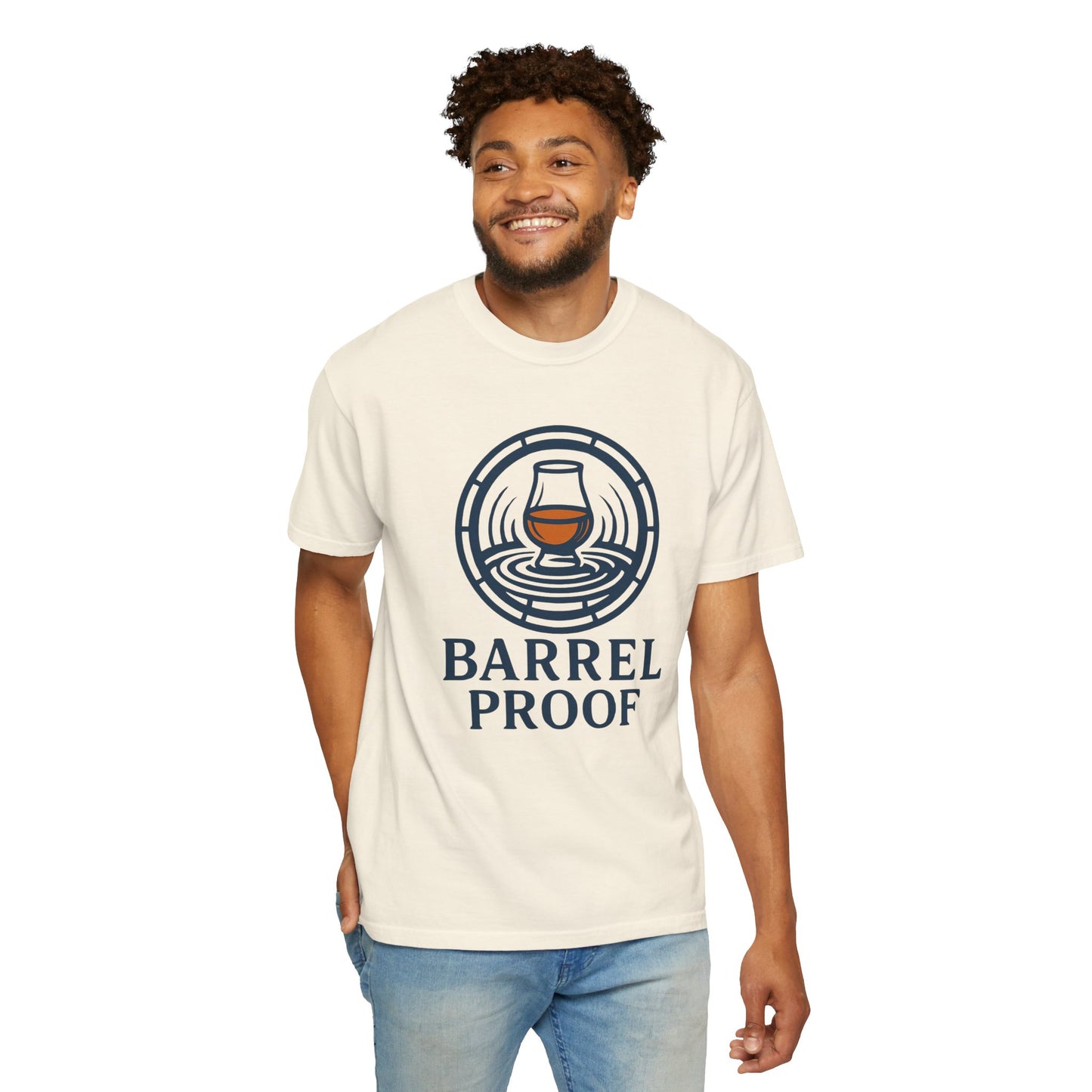 Barrel Proof Unisex Garment-Dyed T-Shirt - Casual Whiskey Lover's Tee