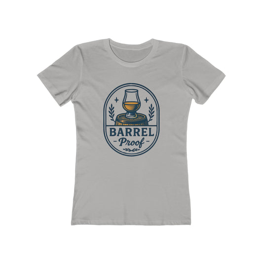 Barrel Proof Women's Boyfriend Tee - Casual Whiskey Inspired Shirt