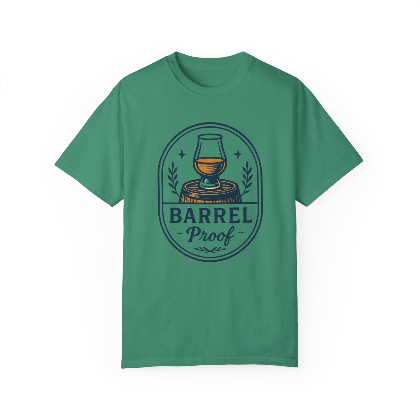 Barrel Proof v2 Unisex Garment-Dyed T-Shirt - Casual Whiskey Lover's Tee
