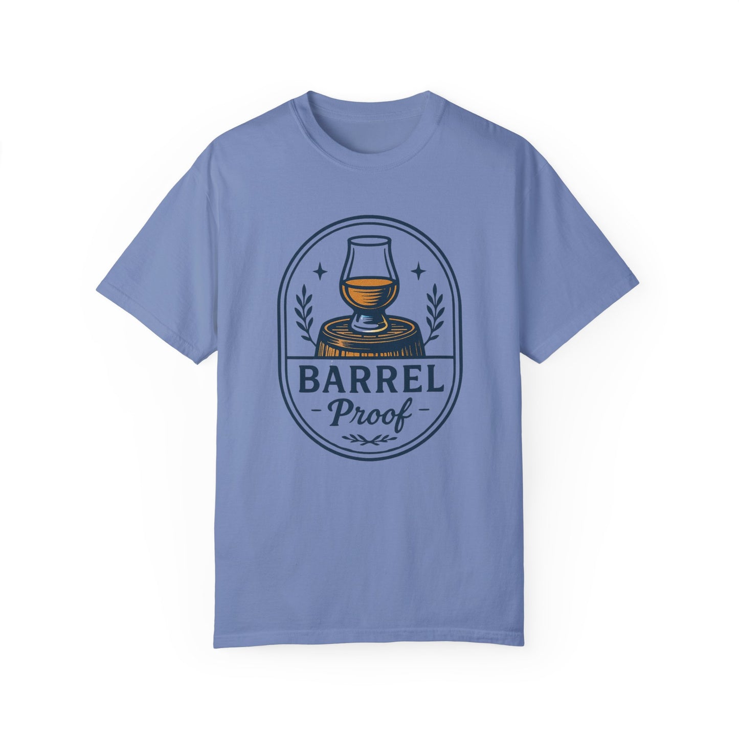 Barrel Proof v2 Unisex Garment-Dyed T-Shirt - Casual Whiskey Lover's Tee