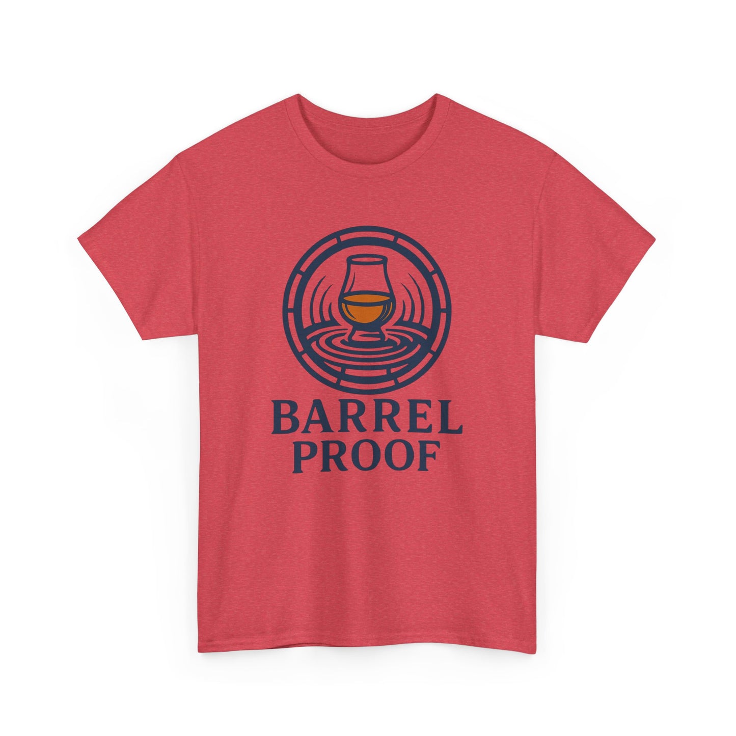 Barrel Proof v2 Unisex Heavy Cotton Tee - Perfect Gift for Whiskey Lovers