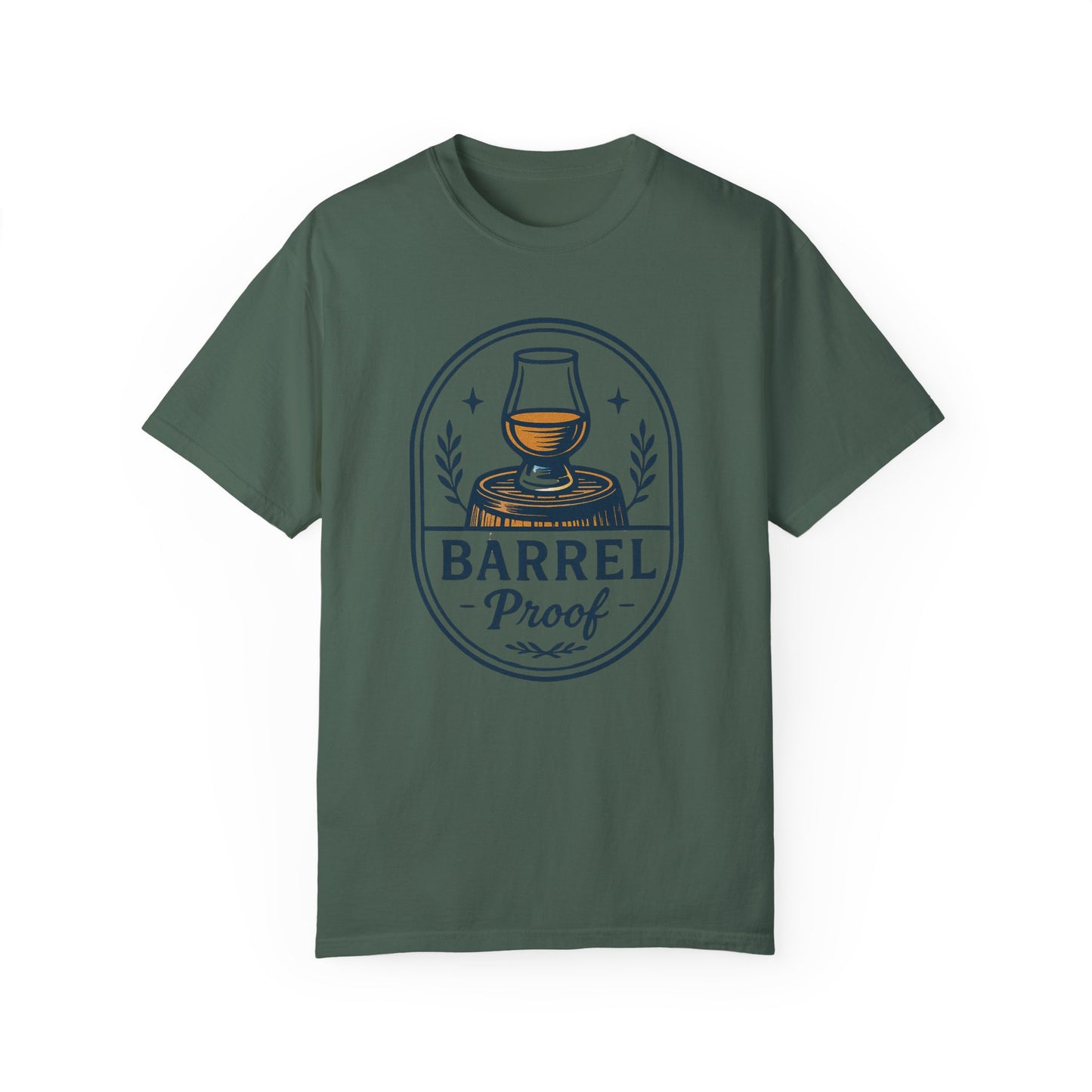 Barrel Proof v2 Unisex Garment-Dyed T-Shirt - Casual Whiskey Lover's Tee
