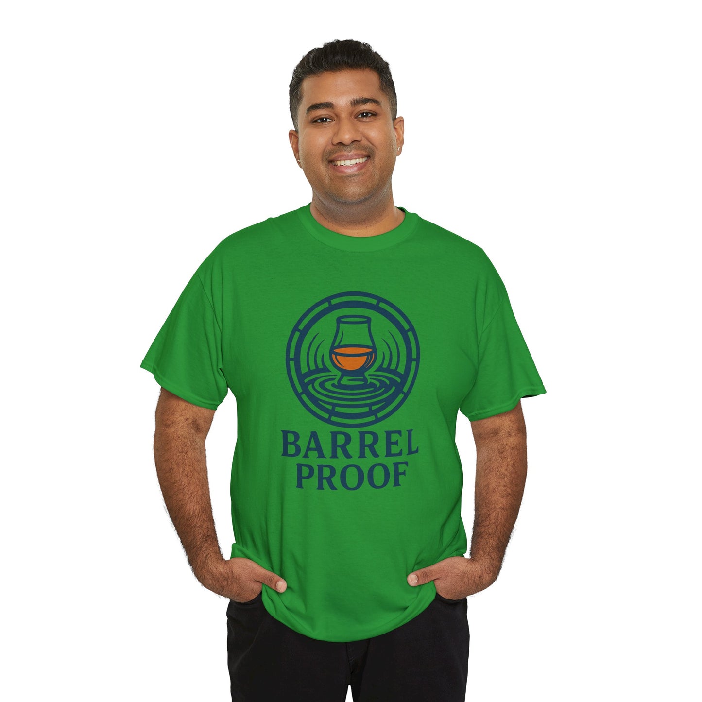 Barrel Proof v2 Unisex Heavy Cotton Tee - Perfect Gift for Whiskey Lovers