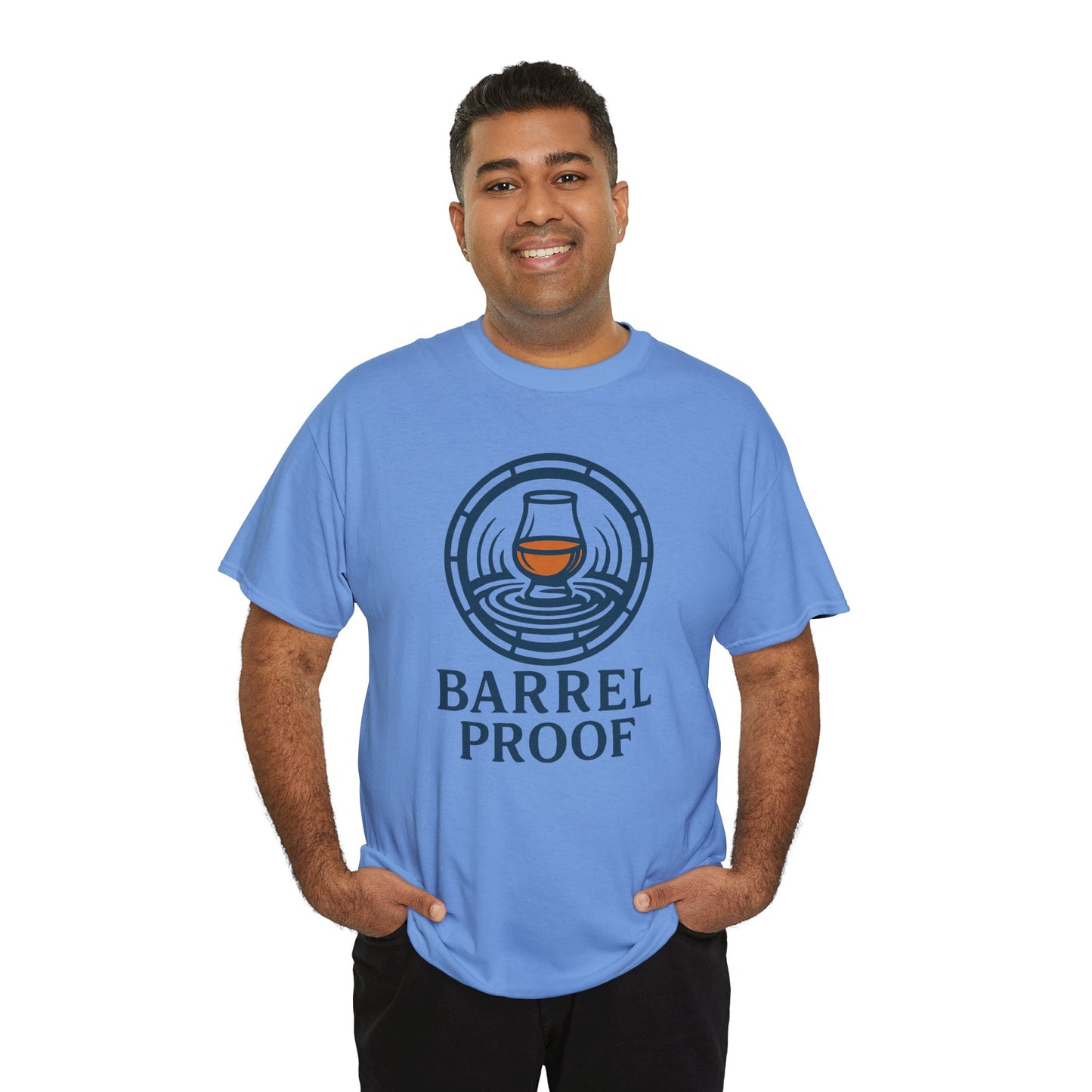 Barrel Proof v2 Unisex Heavy Cotton Tee - Perfect Gift for Whiskey Lovers