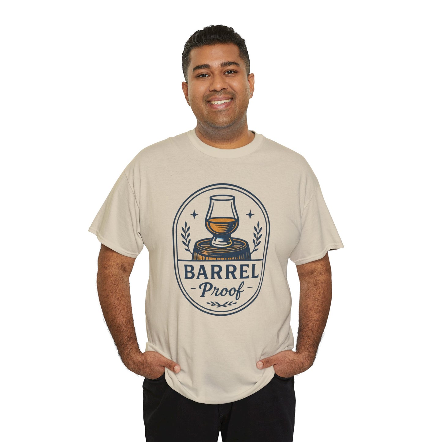 Barrel Proof Unisex Heavy Cotton Tee - Perfect Gift for Whiskey Lovers