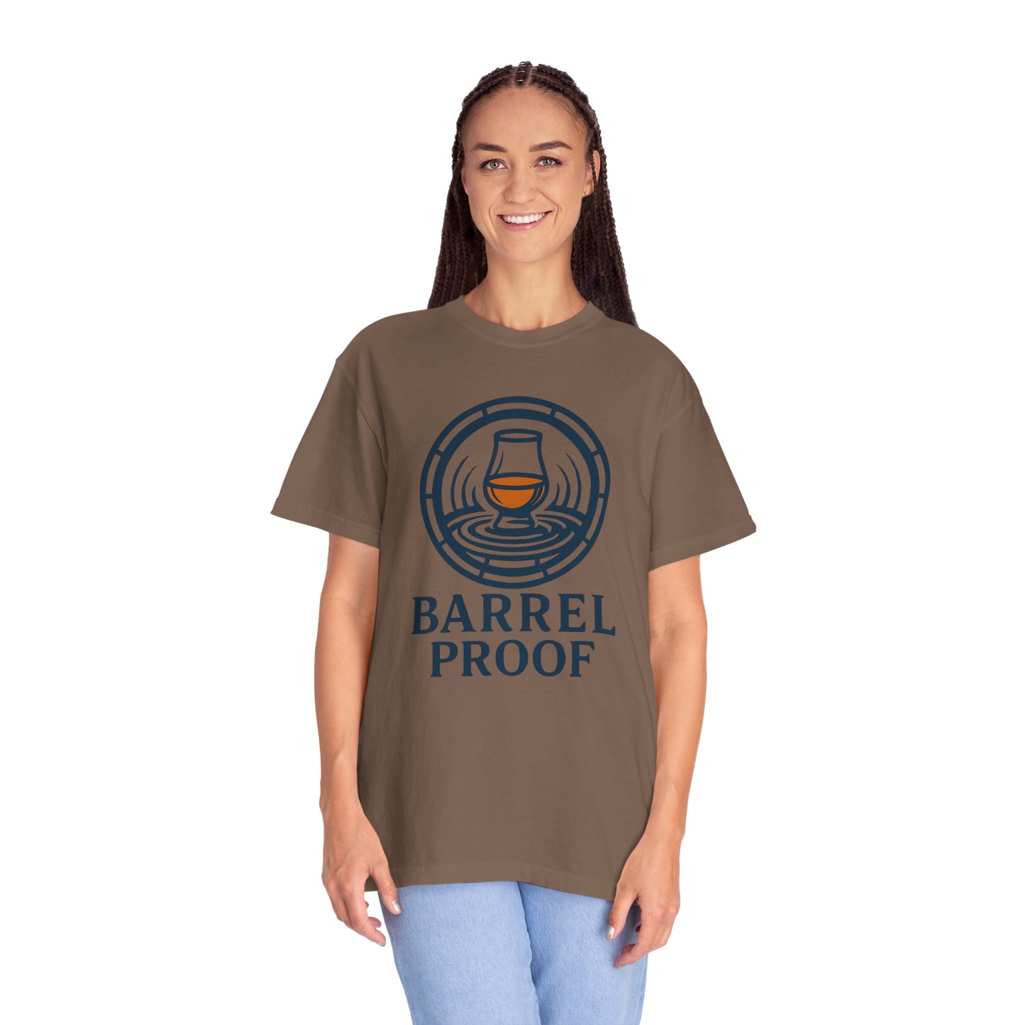 Barrel Proof Unisex Garment-Dyed T-Shirt - Casual Whiskey Lover's Tee