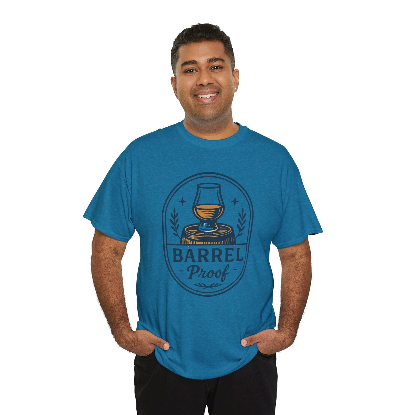 Barrel Proof Unisex Heavy Cotton Tee - Perfect Gift for Whiskey Lovers
