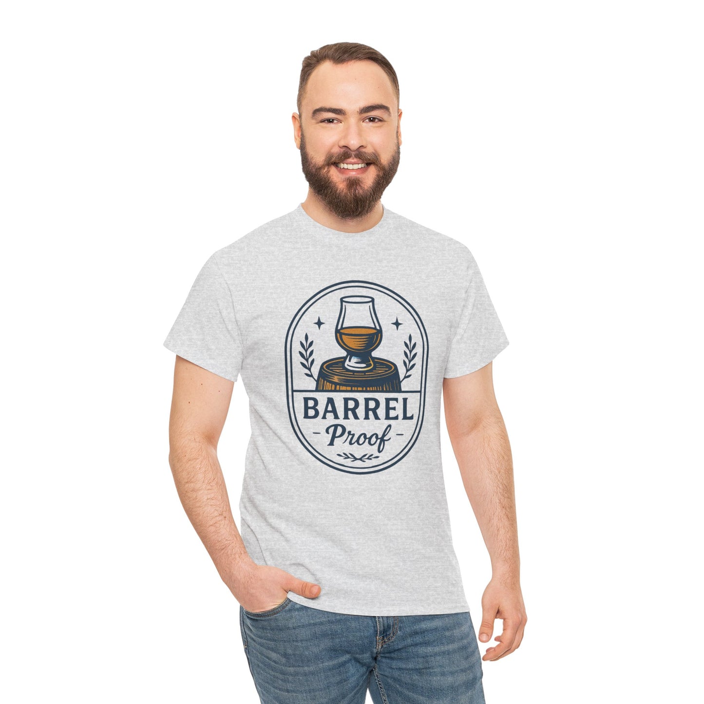 Barrel Proof Unisex Heavy Cotton Tee - Perfect Gift for Whiskey Lovers