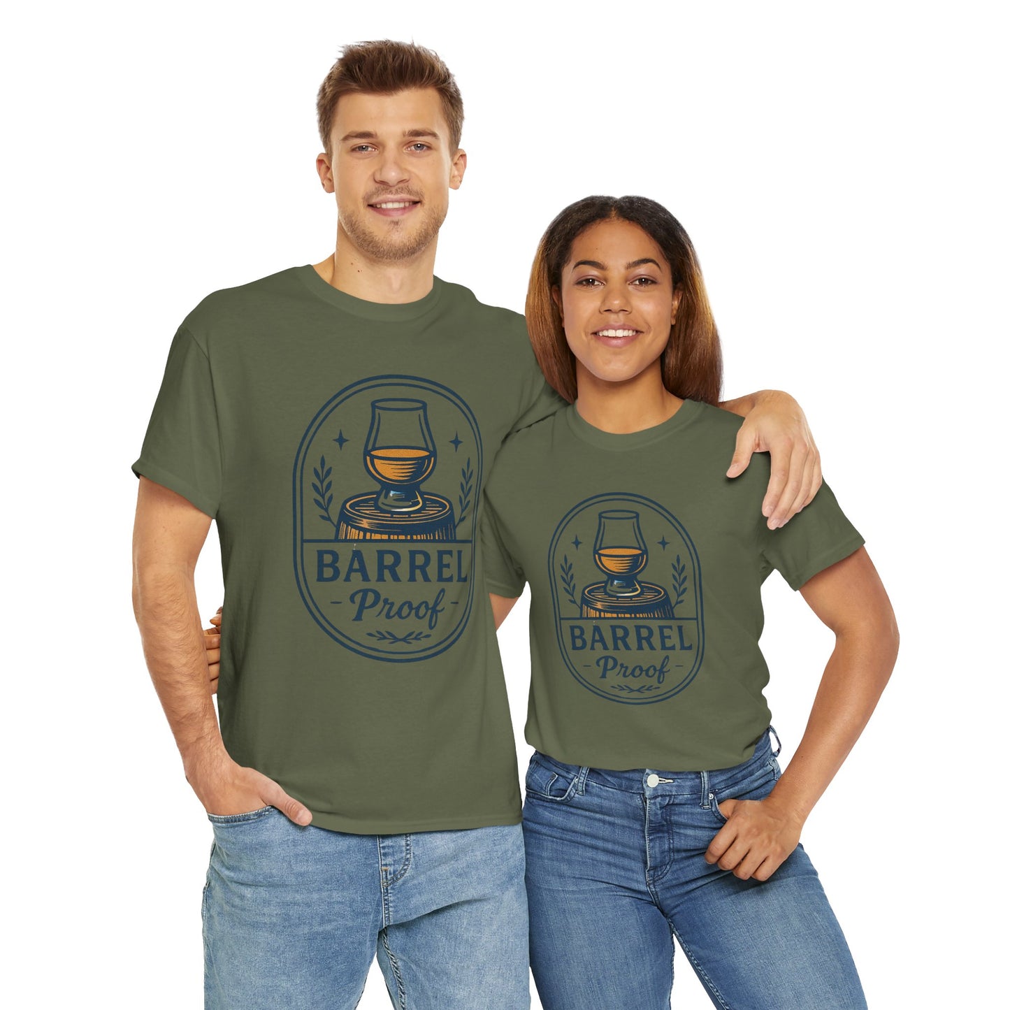 Barrel Proof Unisex Heavy Cotton Tee - Perfect Gift for Whiskey Lovers