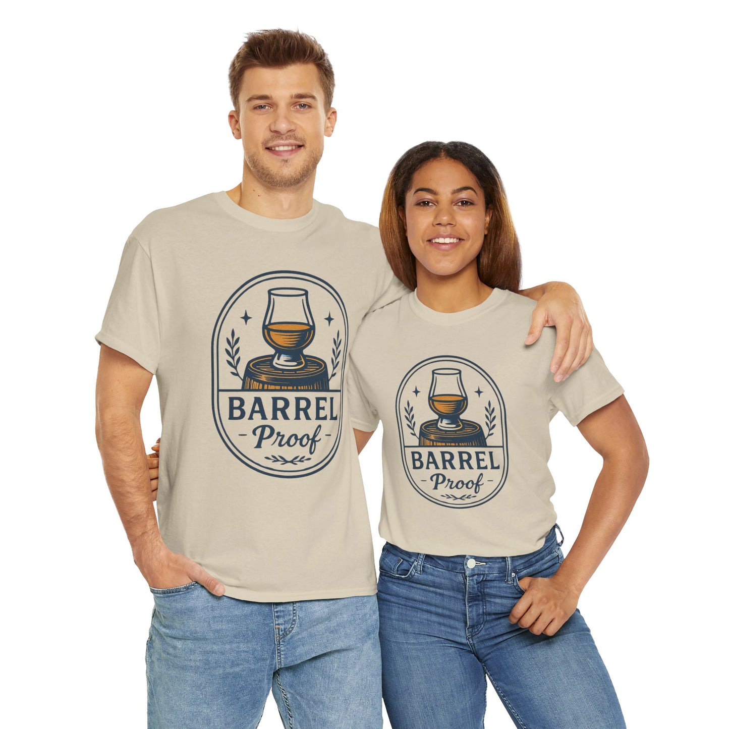 Barrel Proof Unisex Heavy Cotton Tee - Perfect Gift for Whiskey Lovers