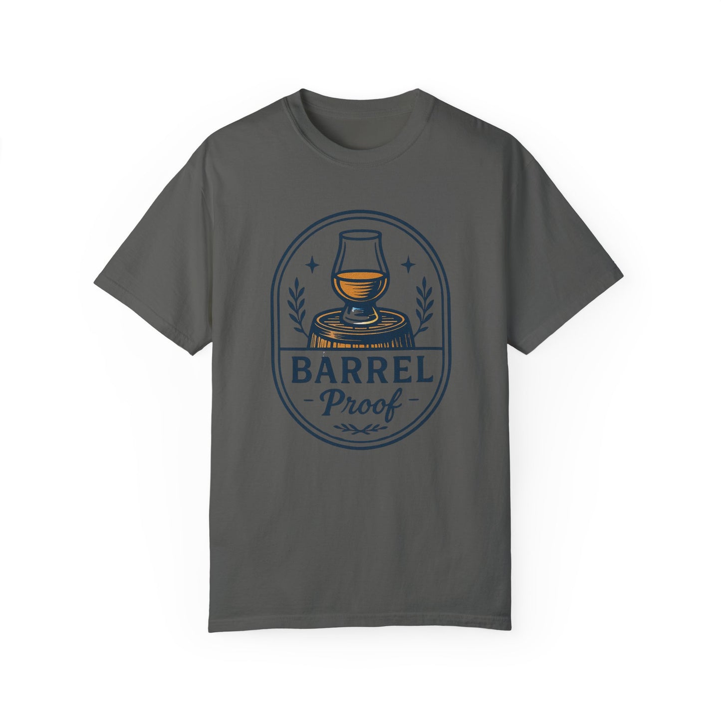 Barrel Proof v2 Unisex Garment-Dyed T-Shirt - Casual Whiskey Lover's Tee