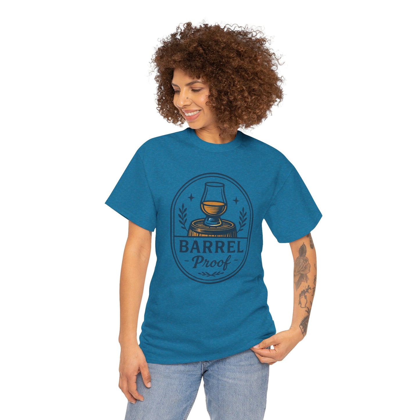 Barrel Proof Unisex Heavy Cotton Tee - Perfect Gift for Whiskey Lovers
