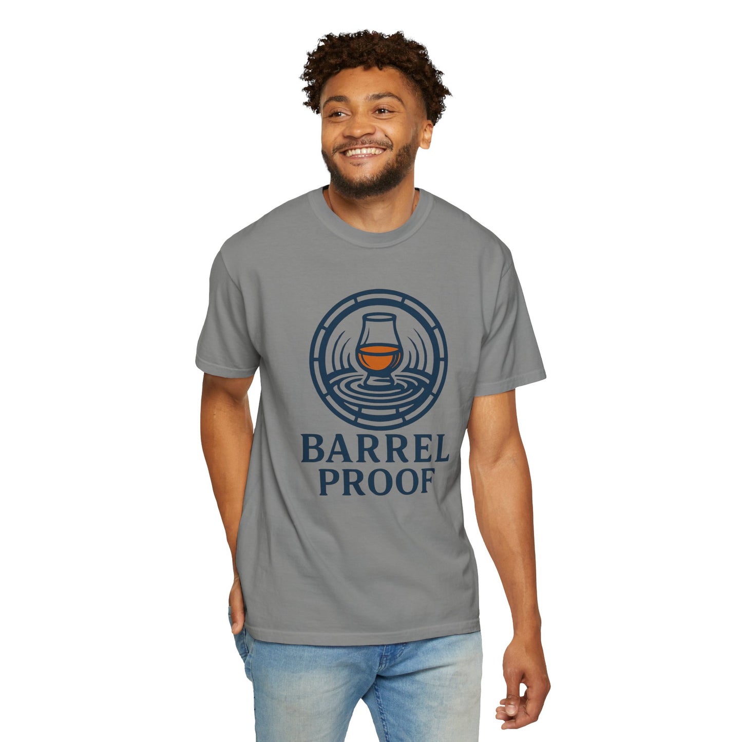 Barrel Proof Unisex Garment-Dyed T-Shirt - Casual Whiskey Lover's Tee