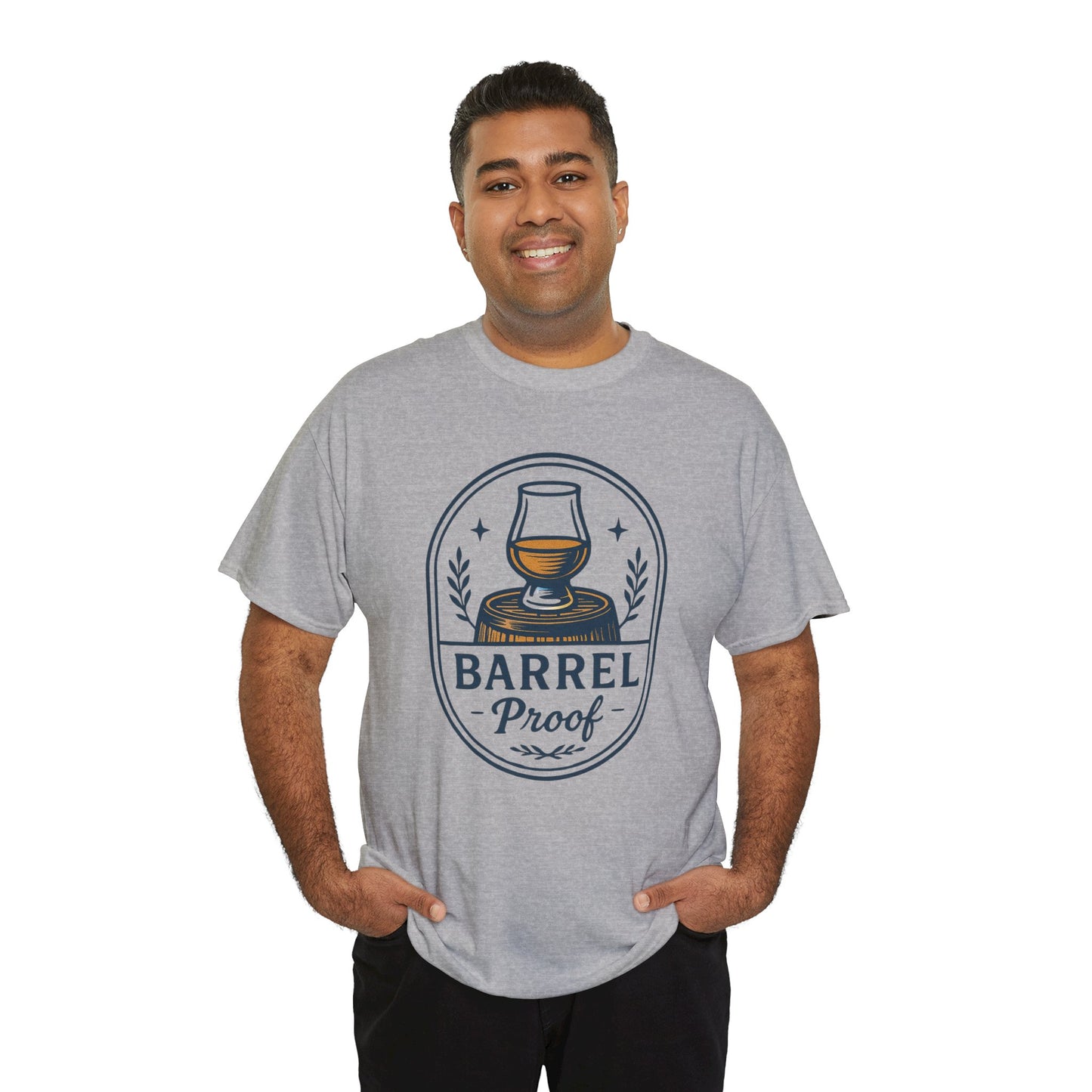 Barrel Proof Unisex Heavy Cotton Tee - Perfect Gift for Whiskey Lovers
