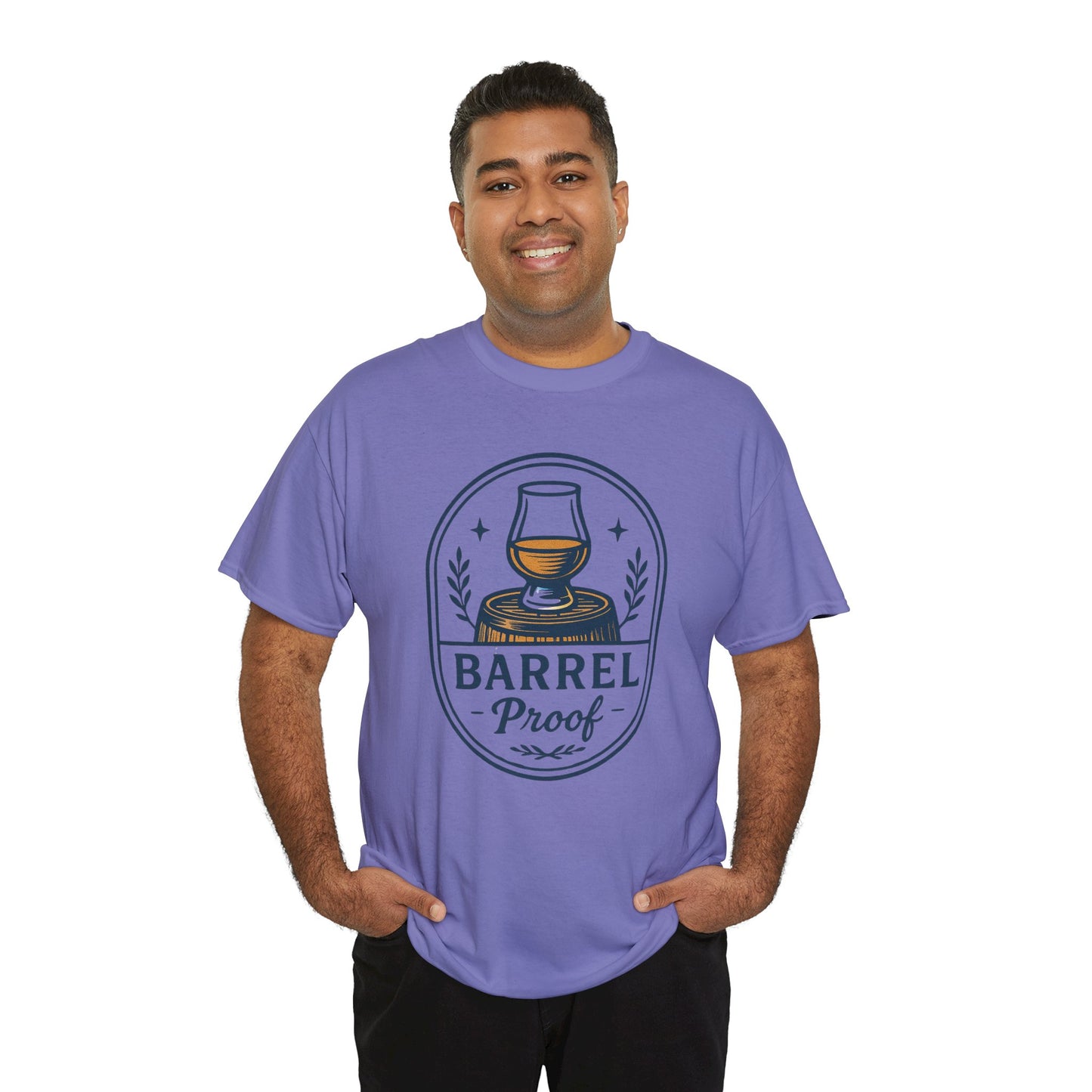 Barrel Proof Unisex Heavy Cotton Tee - Perfect Gift for Whiskey Lovers