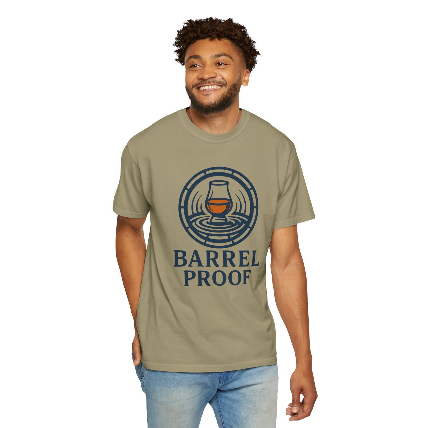 Barrel Proof Unisex Garment-Dyed T-Shirt - Casual Whiskey Lover's Tee