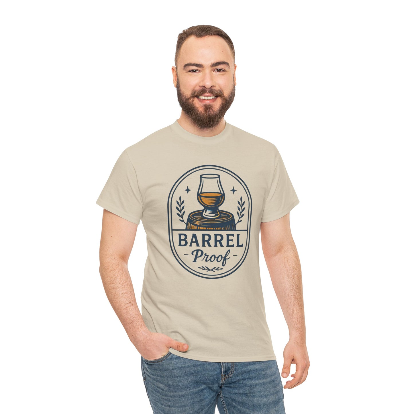Barrel Proof Unisex Heavy Cotton Tee - Perfect Gift for Whiskey Lovers